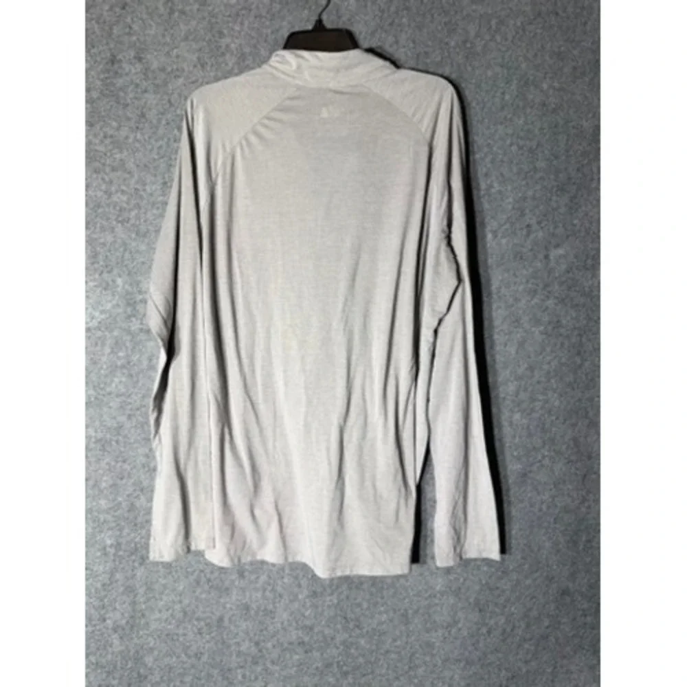The North Face Mens XL Gray 1/4 Zip Long Sleeve Pullover Shirt NF0A5371 Gorpcore